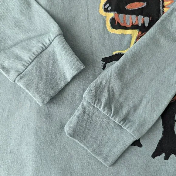 Jean-Michel Basquiat Dinosaur Crown Boys Long-sleeve T-Shirt - Picture 6 of 6